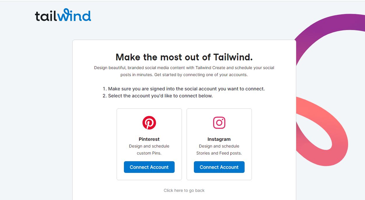 Tailwind's Create feature